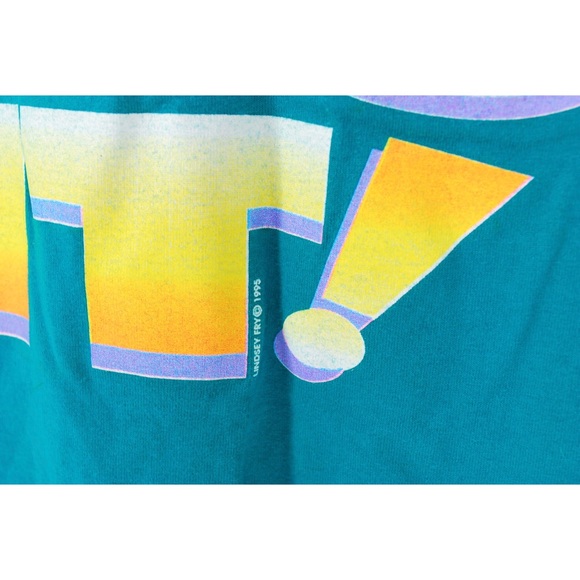 Vtg 1995 Single Stitch Shirt Just Zoo It Size S - Picture 3 of 4